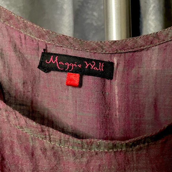 Sheer Summer Top - Two Tone - Purple Green - Maggie Walt Designs - Canadian - Picture 4 of 6